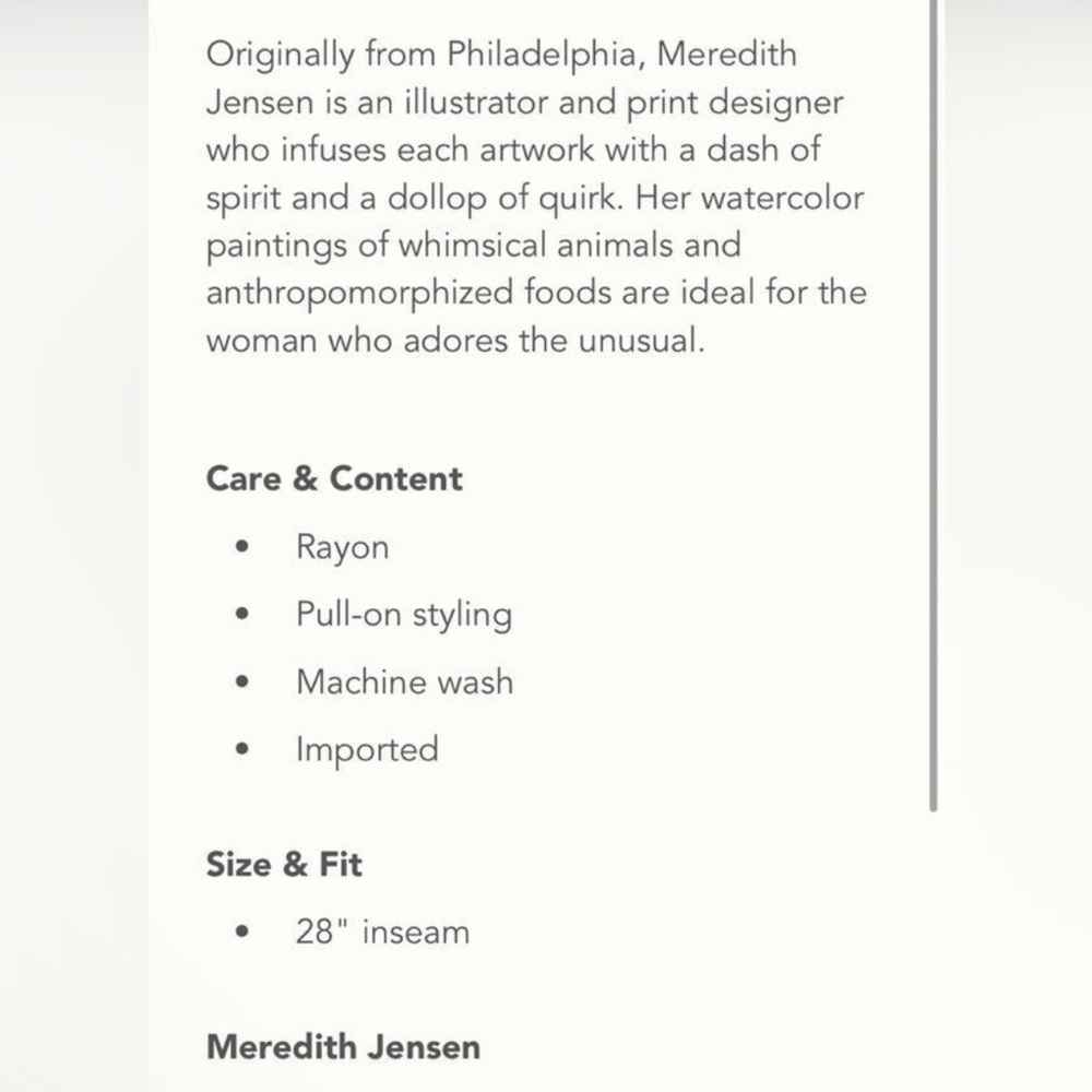 Meredith Jensen Equestrian Sleep Pants - Picture 4 of 5